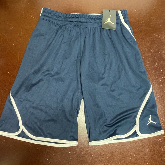 navy jordan shorts
